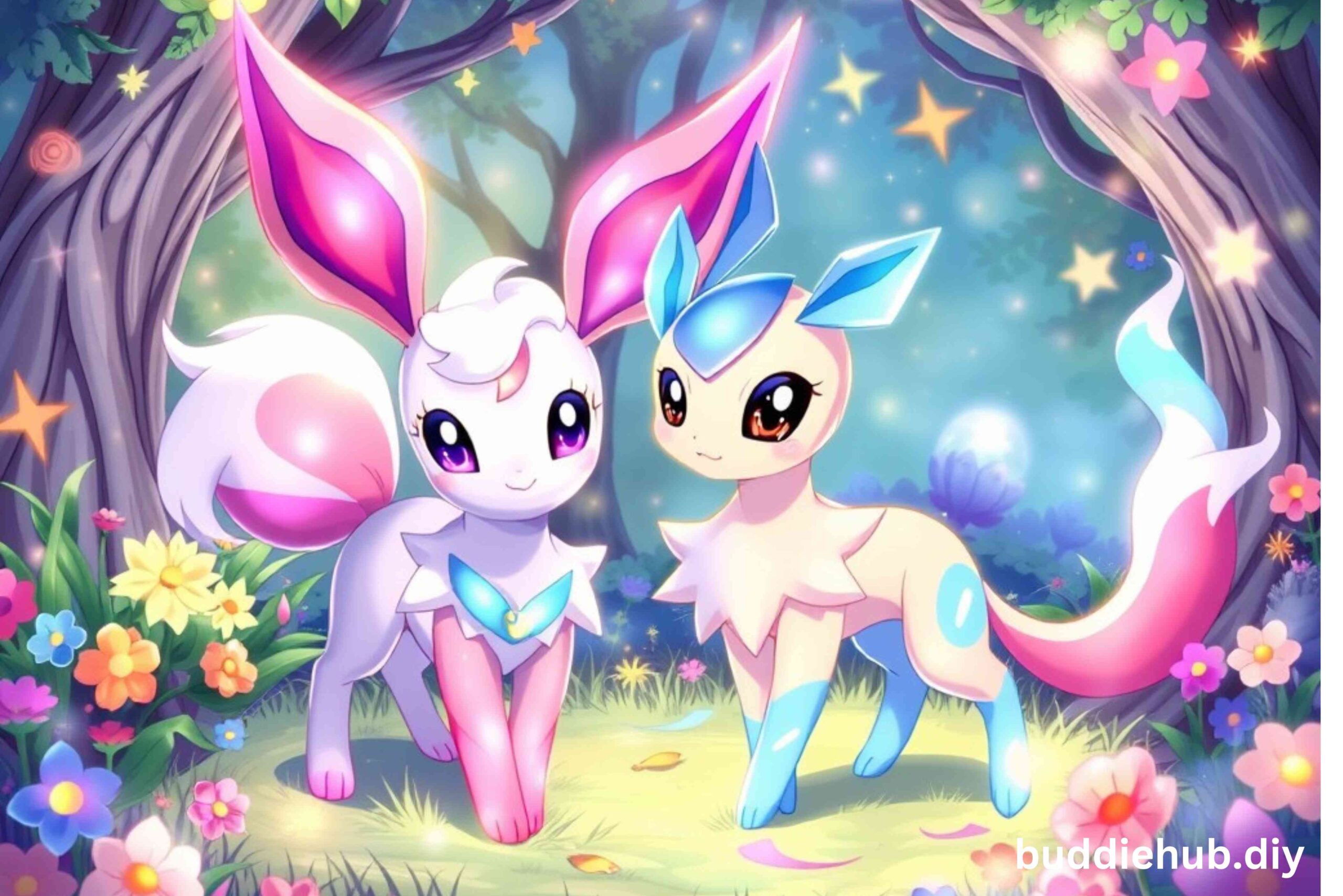 miette's shiny sylveon and shiny sylveon pokemon sword